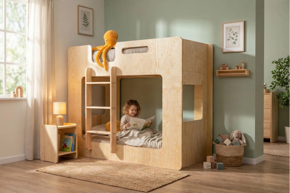 Łóżko piętrowe - od jakiego wieku jest bezpieczne?